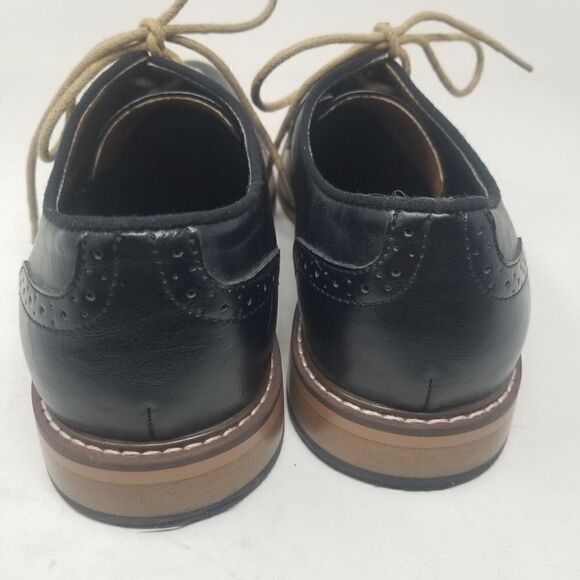 MADDEN DRESS SHOES. BLACK LEATHER LOOK SHOES 9M. - Picture 11 of 16